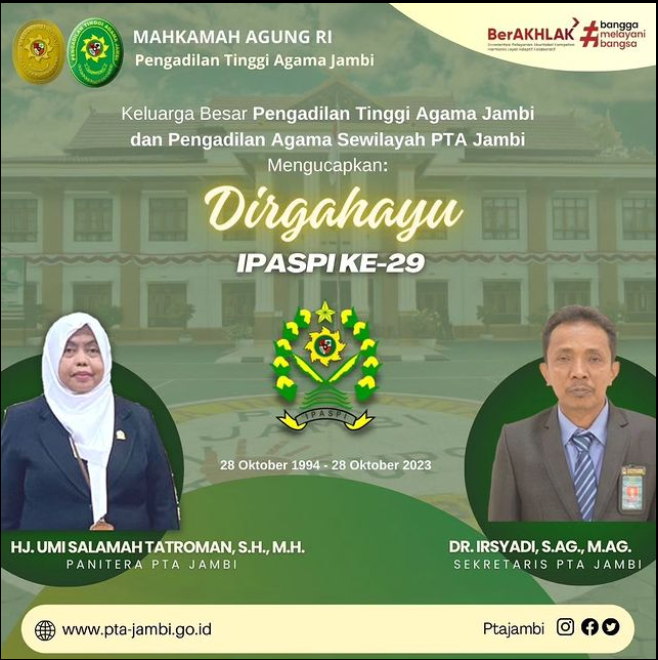 Dirgahayu IPASPI ke 29 Dirgahayu IPASPI ke 29